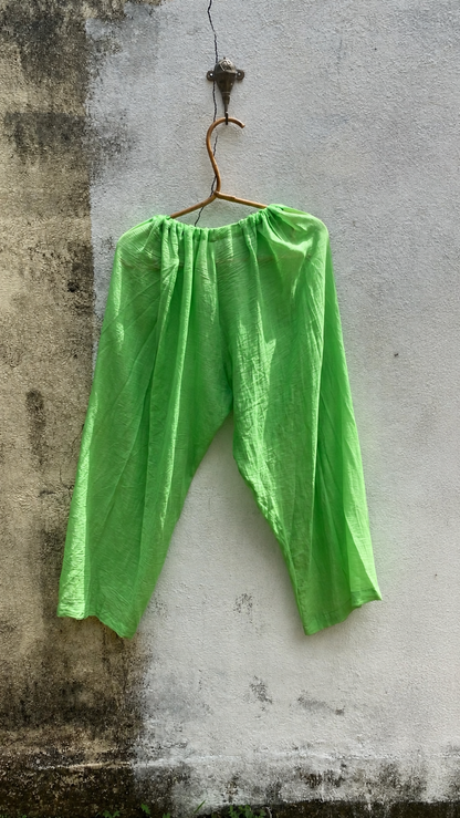 Lime Green Easy Pants