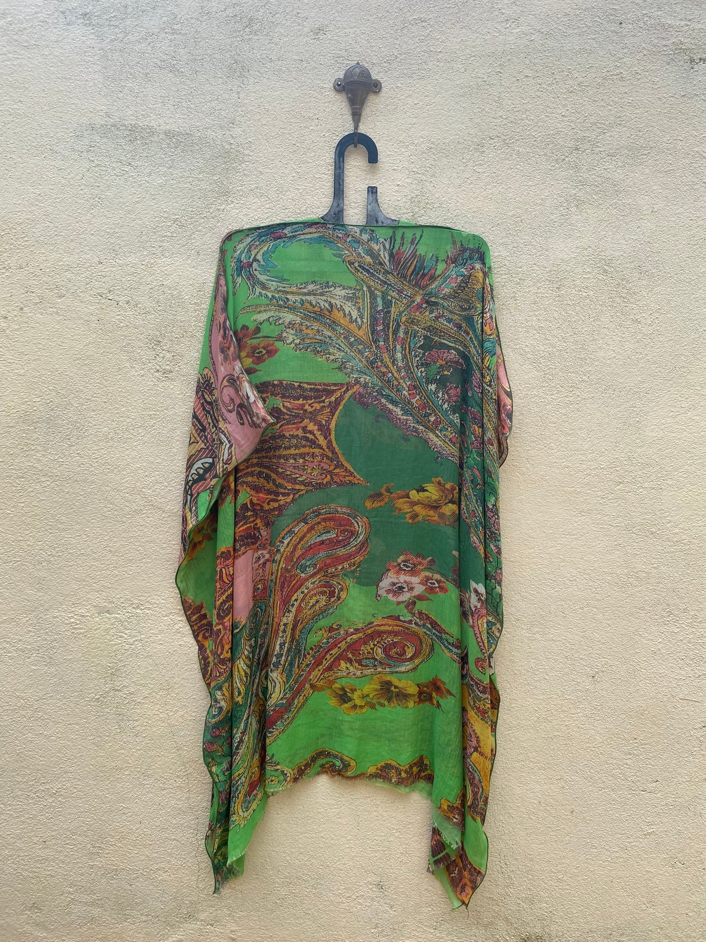 Green Paisley Kaftan