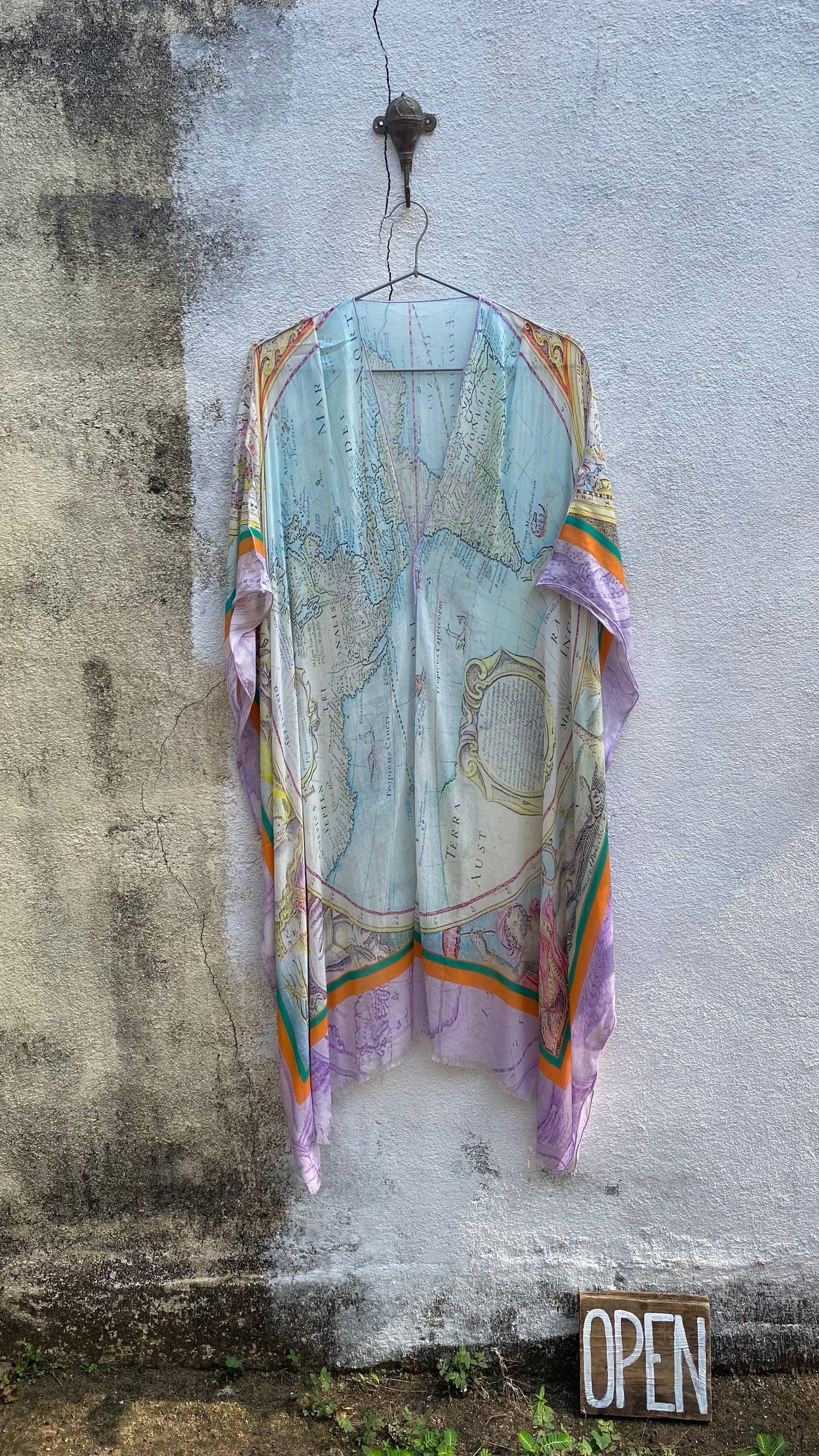 Antique Map Kaftan