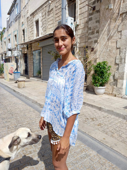 Sky Blue Blouse