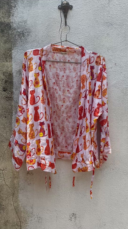 Fishing Cat Kimono