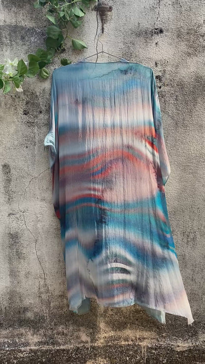 Blue Wave Kaftan